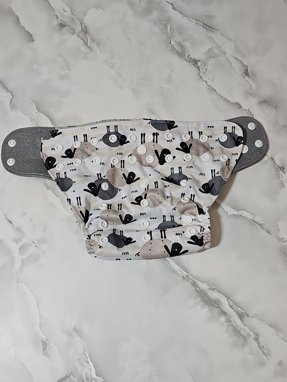 Reusable Pocket Cloth Diaper Adjustable Snaps